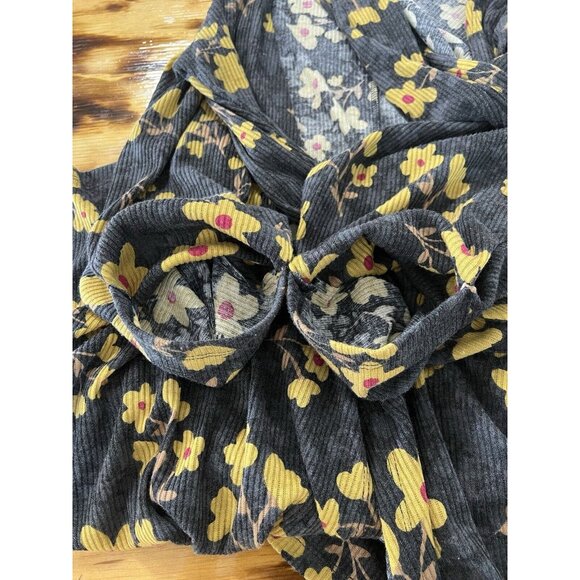 Lularoe Women Size S Cardigan Floral Duster Ribbed Fabric Cottagecore Loungewear - Picture 10 of 11